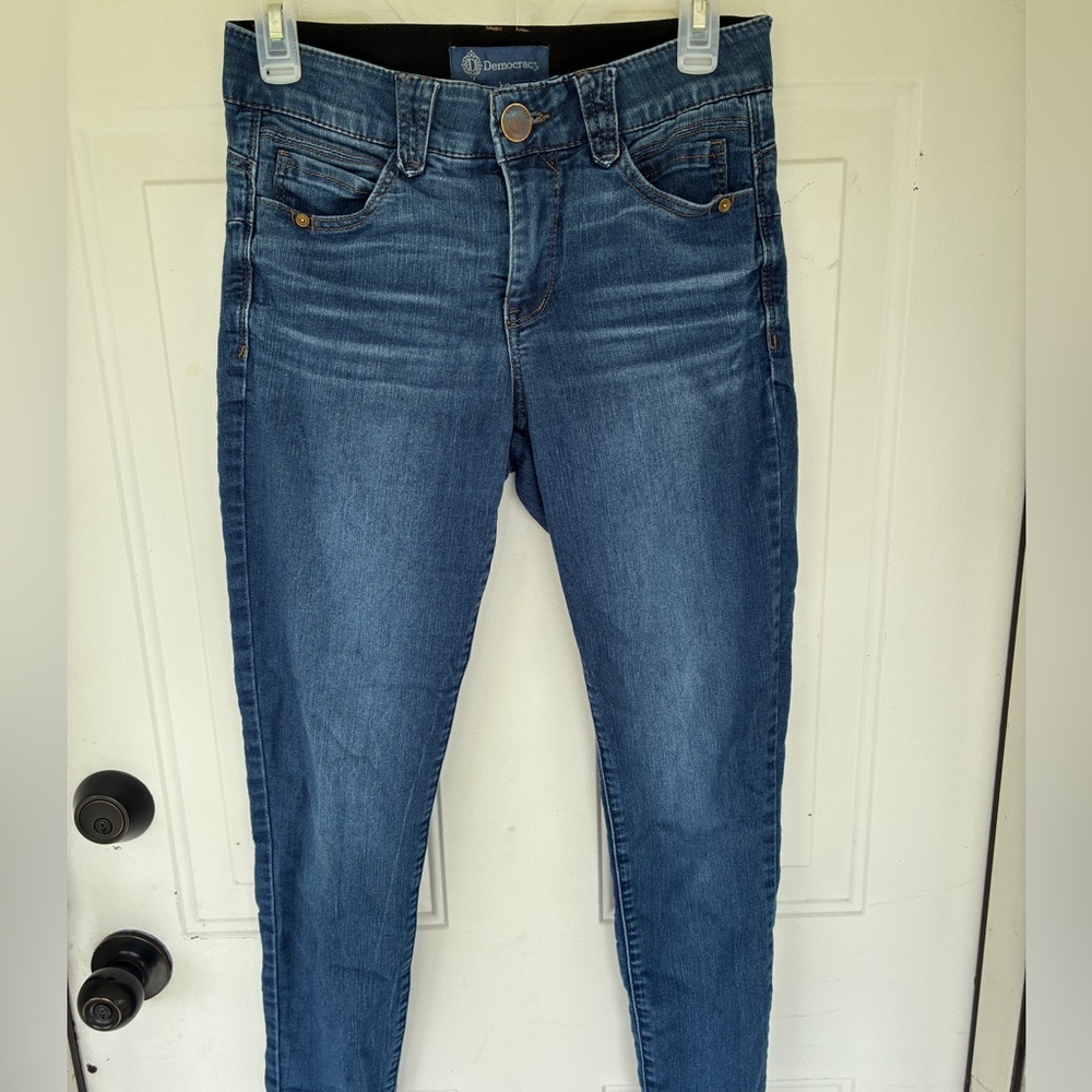 Democracy “Ab” Solution Skinny Jeans Size 2 Dark Wash
